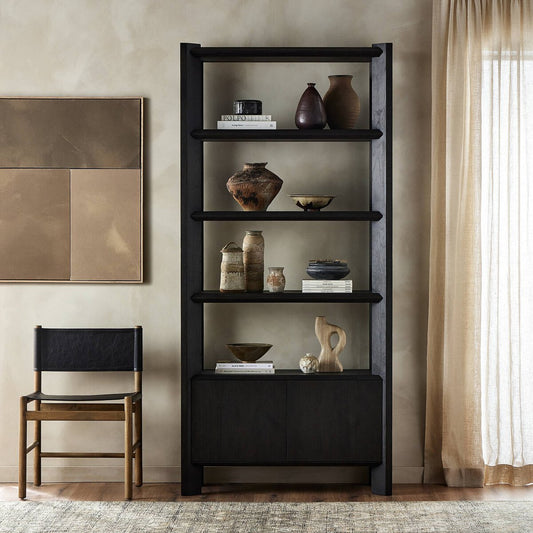 Orwin Bookshelf - Smoked Black Oak