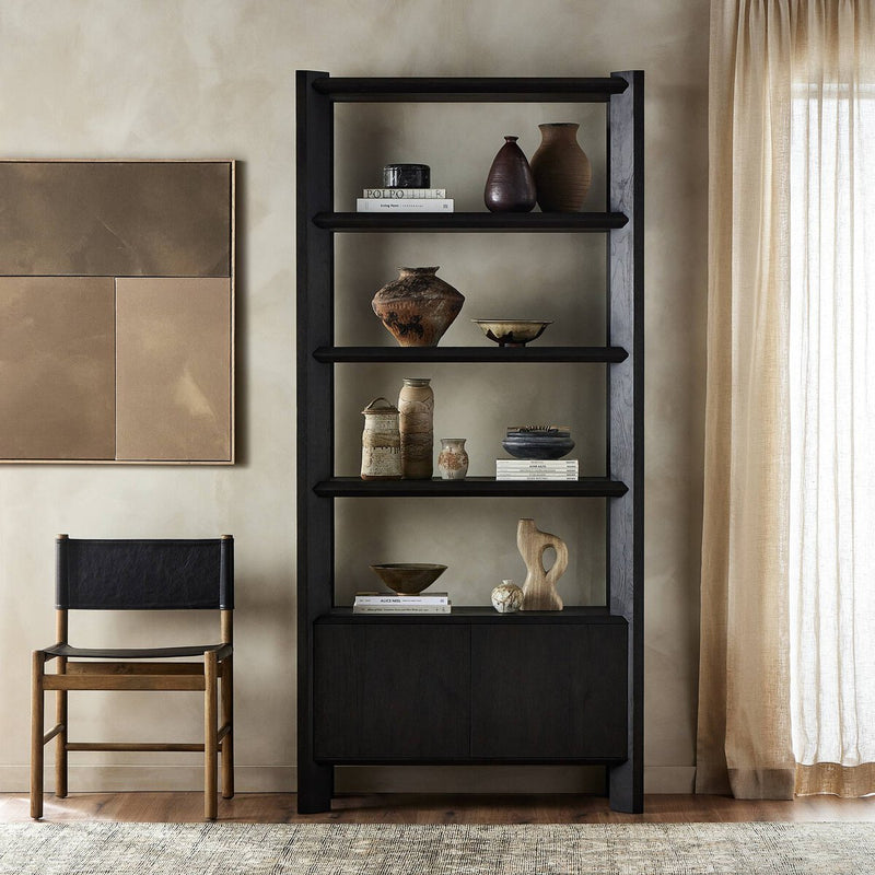 Orwin Bookshelf - Smoked Black Oak