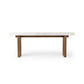 Olympia Console Table - White Carrara Marble
