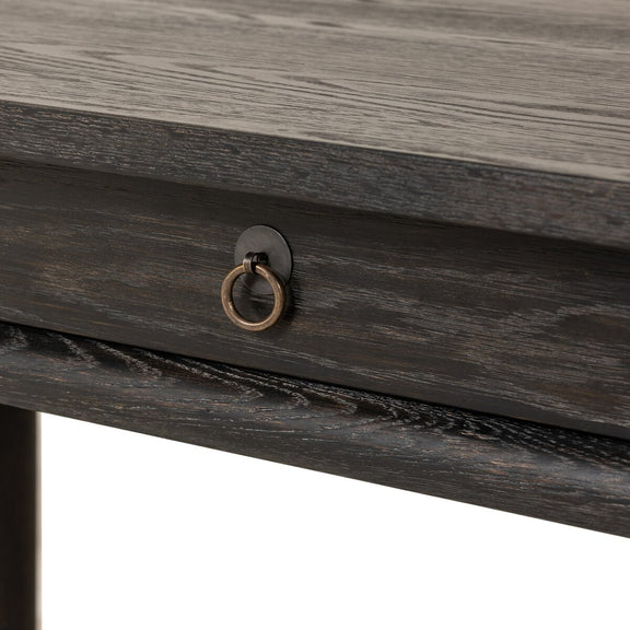 Griffith Desk - Distressed Black Oak
