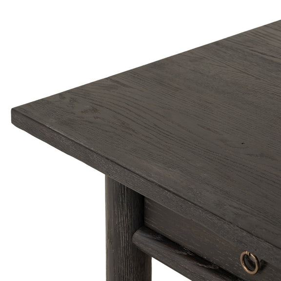 Griffith Desk - Distressed Black Oak