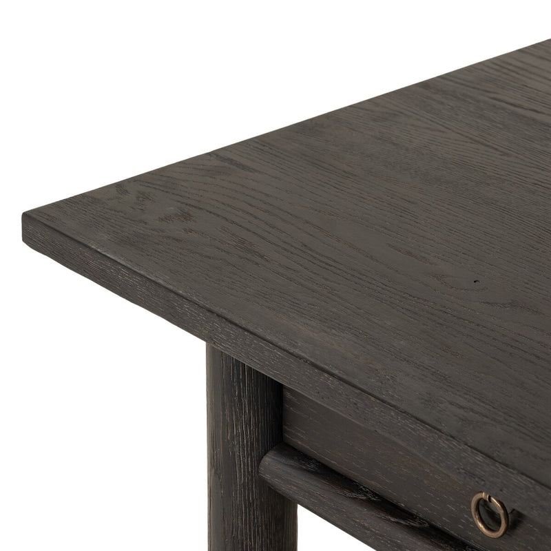 Griffith Desk - Distressed Black Oak