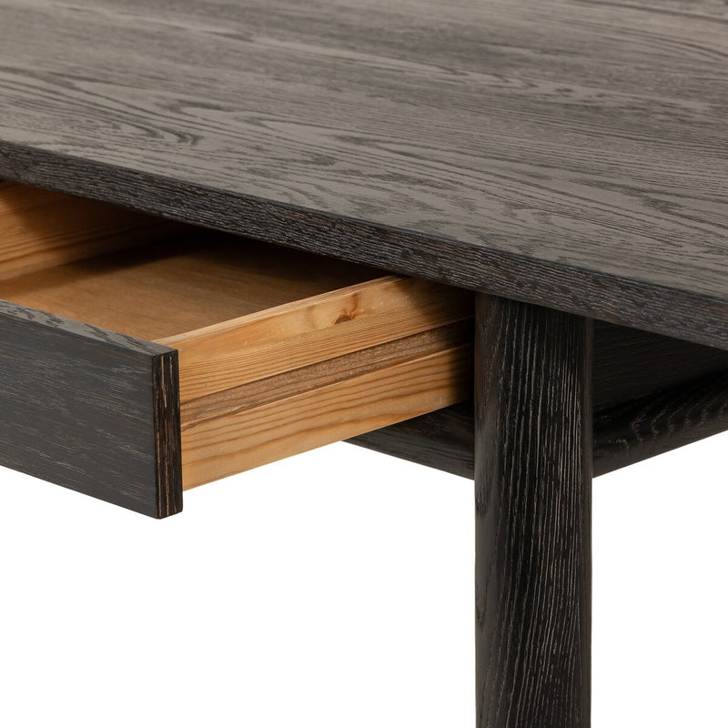 Griffith Desk - Distressed Black Oak