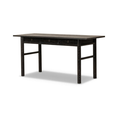 Griffith Desk - Distressed Black Oak