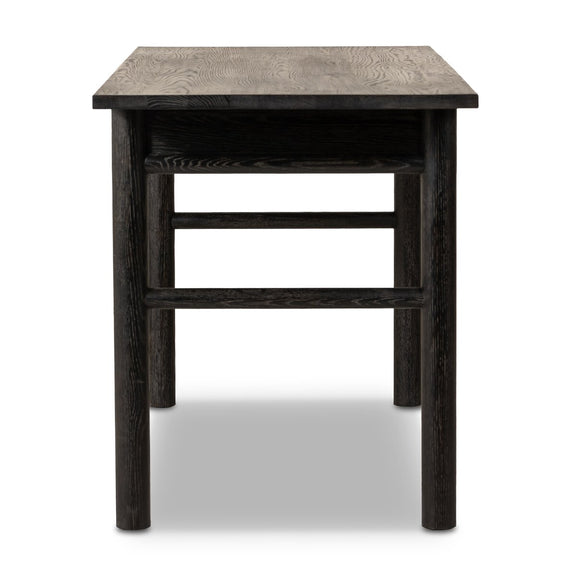 Griffith Desk - Distressed Black Oak