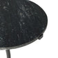Sophie End Table - Black Marble