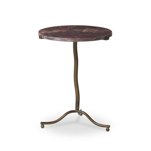 Sophie End Table - Cordovan Marble