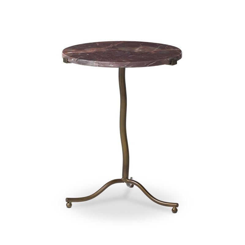 Sophie End Table - Cordovan Marble