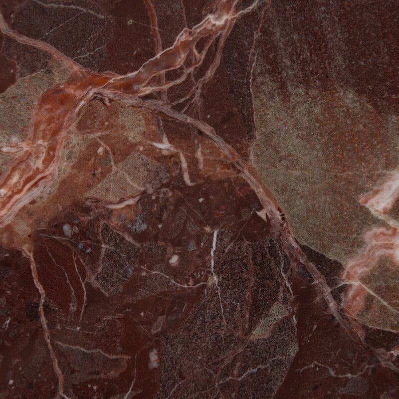 Sophie End Table - Cordovan Marble