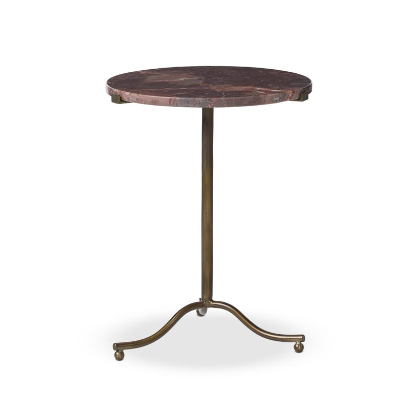 Sophie End Table - Cordovan Marble