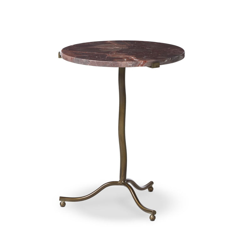 Sophie End Table - Cordovan Marble