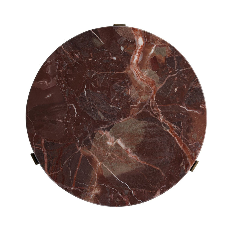 Sophie End Table - Cordovan Marble