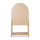 Caprice Tall Bar Cabinet - Light Natural Parawood Veneer