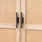 Caprice Tall Bar Cabinet - Light Natural Parawood Veneer