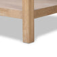 Caprice Tall Bar Cabinet - Light Natural Parawood Veneer