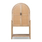 Caprice Tall Bar Cabinet - Light Natural Parawood Veneer
