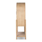 Caprice Tall Bar Cabinet - Light Natural Parawood Veneer