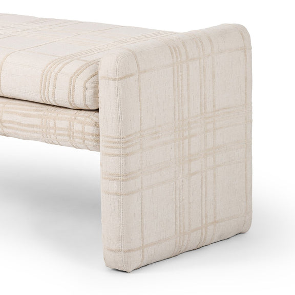 Serena Accent Bench - Sheffield Ivory