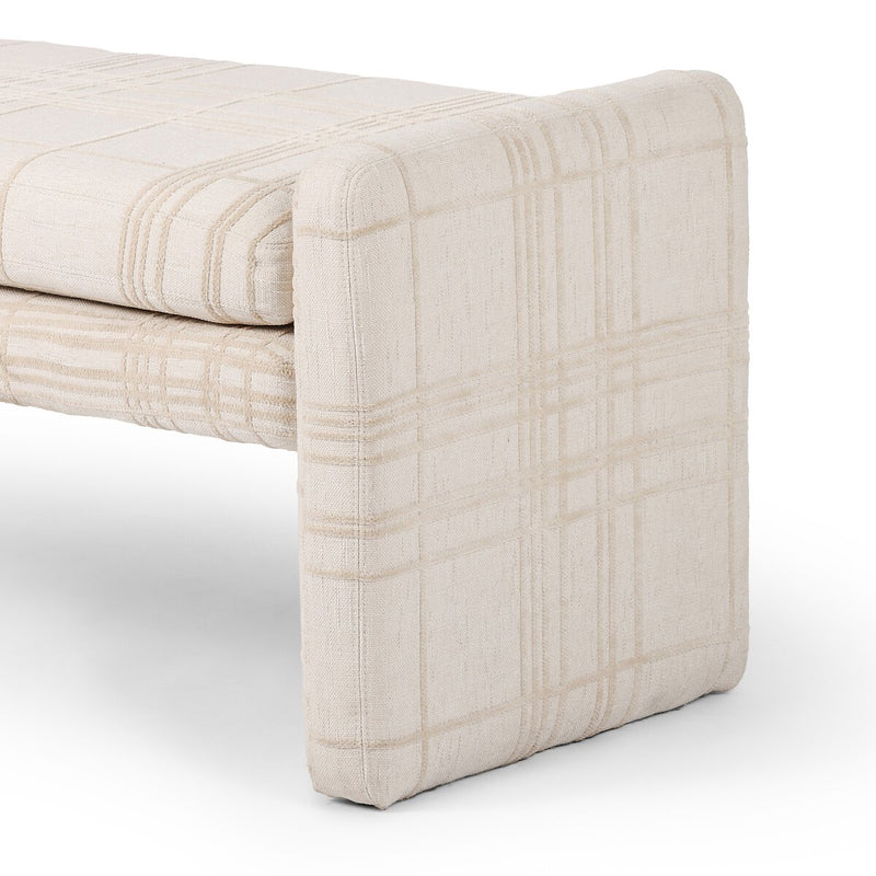 Serena Accent Bench - Sheffield Ivory