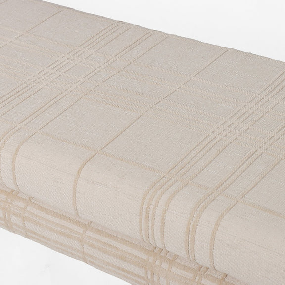 Serena Accent Bench - Sheffield Ivory