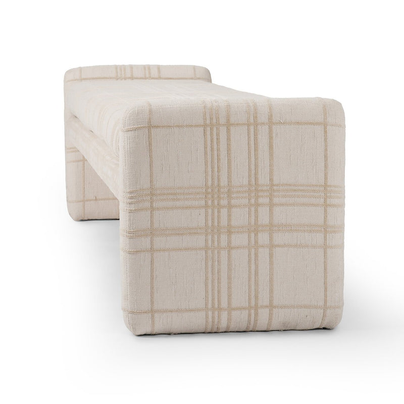 Serena Accent Bench - Sheffield Ivory