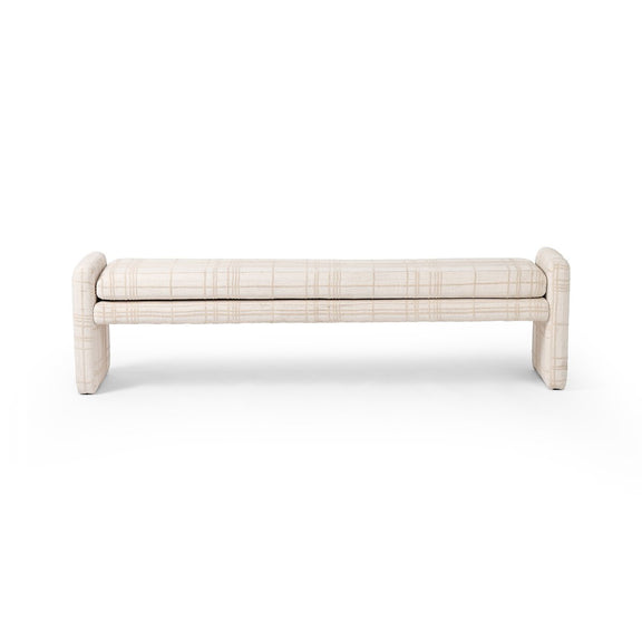 Serena Accent Bench - Sheffield Ivory