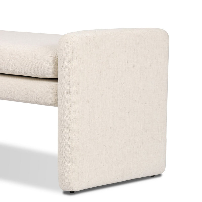 Serena Accent Bench - Crypton Nomad Snow