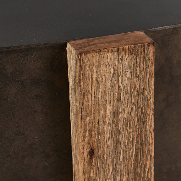 Bingham Large Coffee Table - Distressed Iron