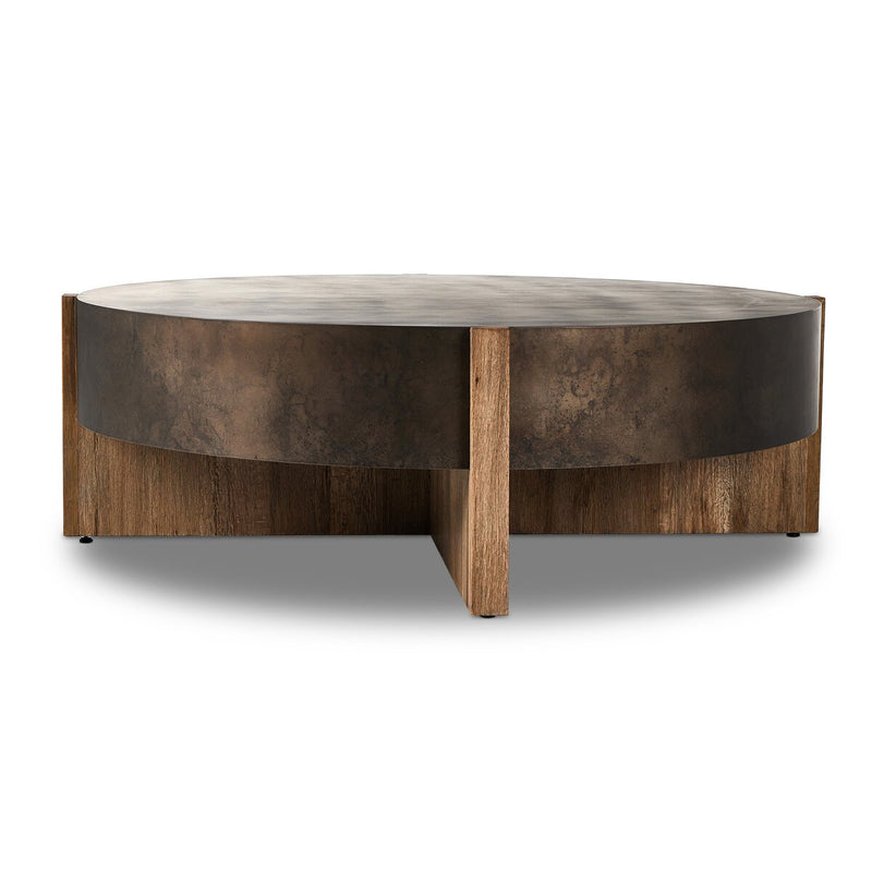Bingham Large Coffee Table - Distressed Iron