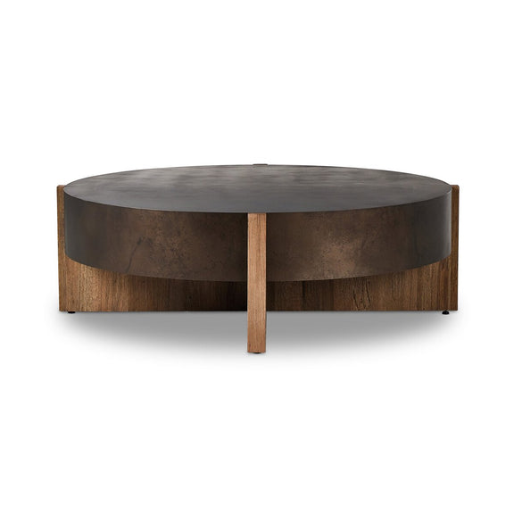 Bingham Large Coffee Table - Distressed Iron