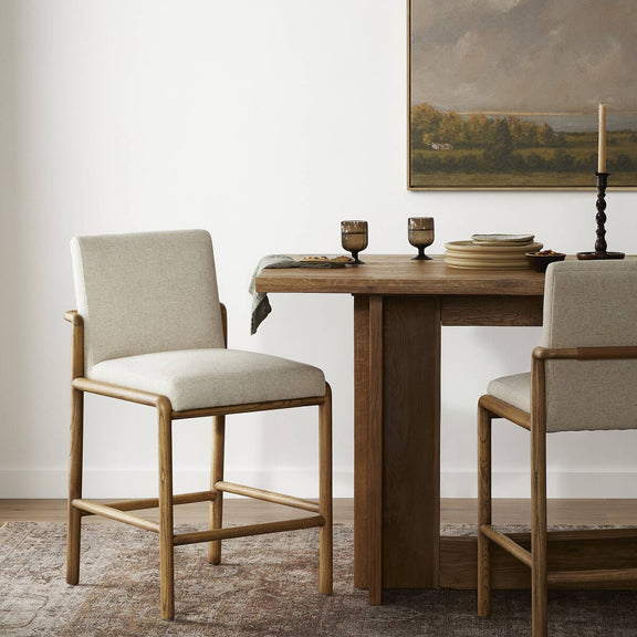 Taki Bar + Counter Stool - Antwerp Natural