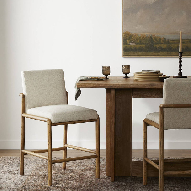 Taki Bar + Counter Stool - Antwerp Natural