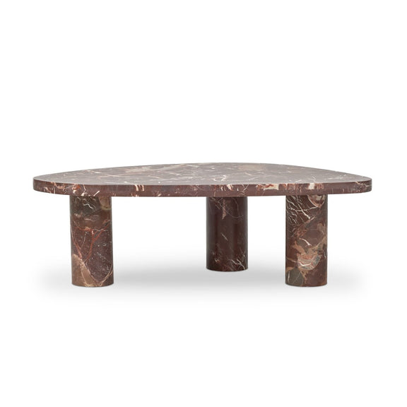 Zion Coffee Table - Merlot Marble
