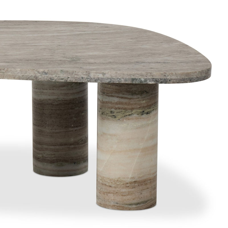 Zion Coffee Table - Antique White Marble