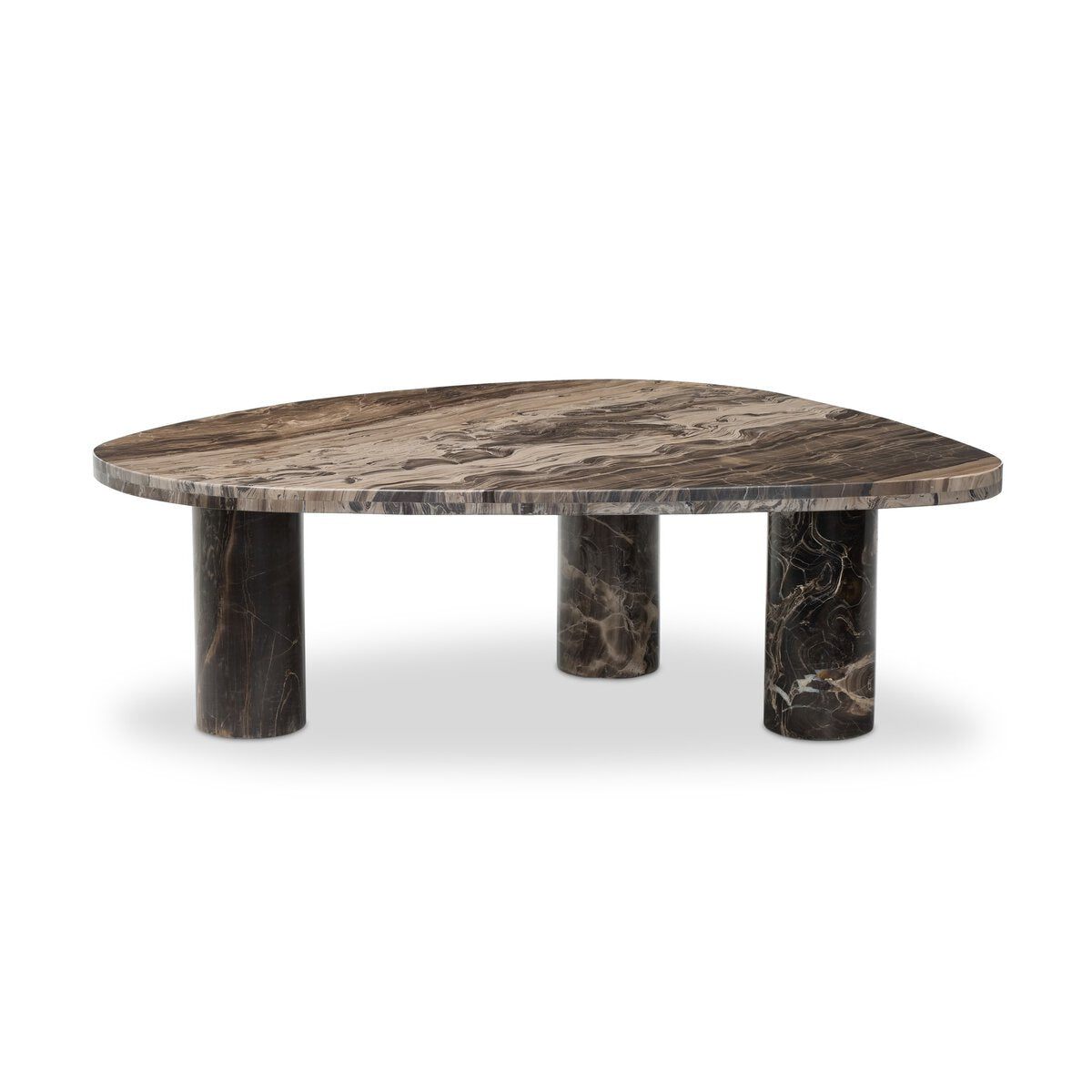 Zion Coffee Table - Rocky Brown Marble