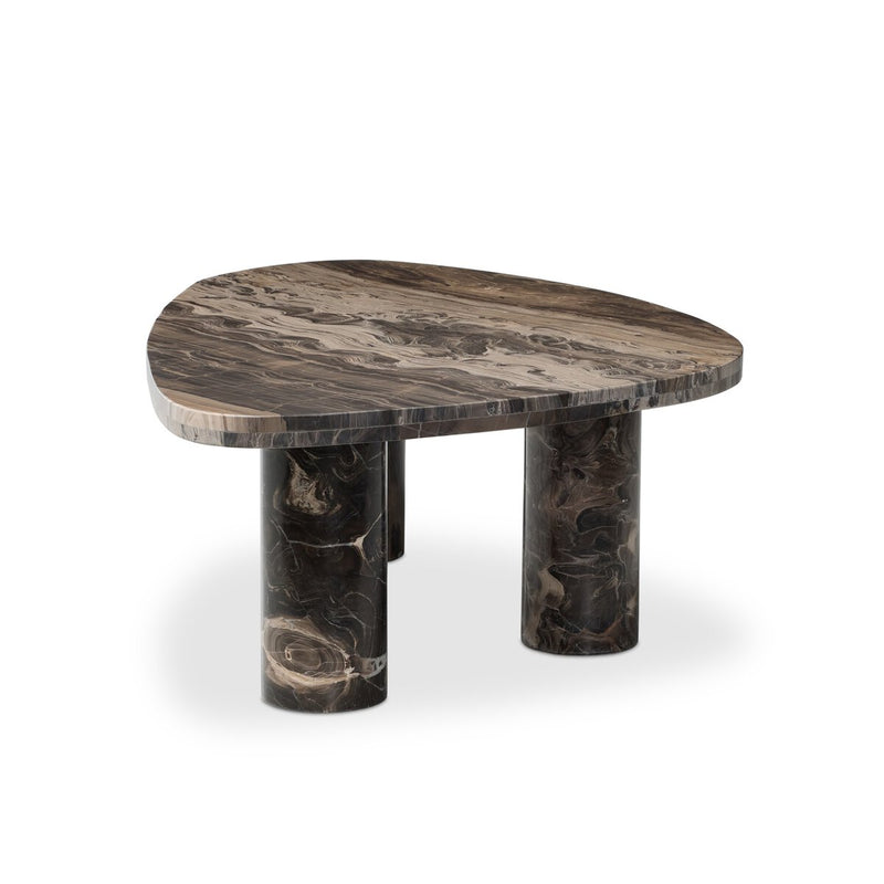 Zion Coffee Table - Rocky Brown Marble