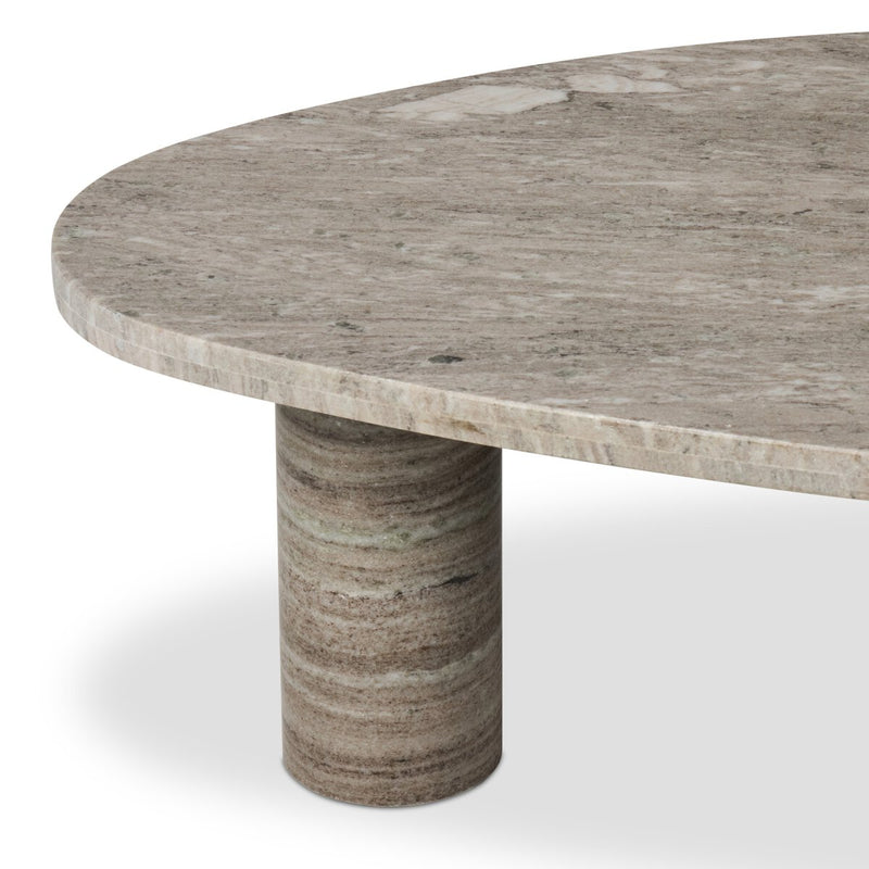 Zion Coffee Table - Antique White Marble
