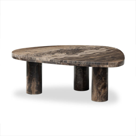 Zion Coffee Table - Rocky Brown Marble