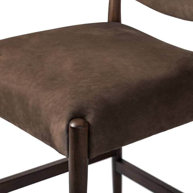 Jayla Counter Stool - Nubuck Cigar