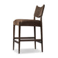 Jayla Counter Stool - Nubuck Cigar