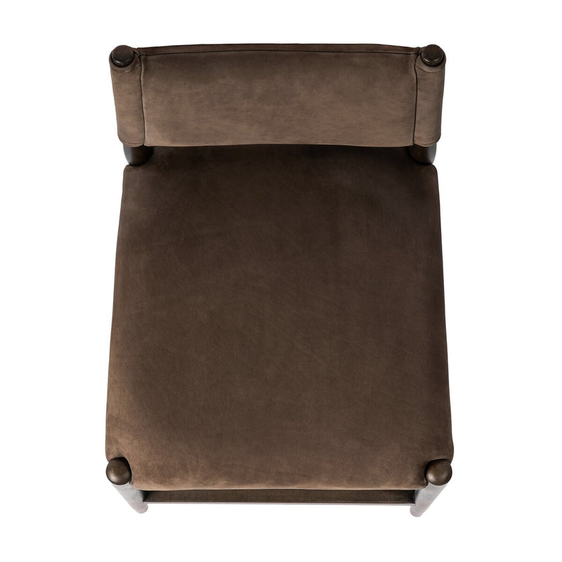 Jayla Counter Stool - Nubuck Cigar