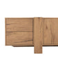 Fisher Media Console - Rustic Amber Oak