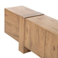 Fisher Media Console - Rustic Amber Oak