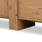 Fisher Media Console - Rustic Amber Oak