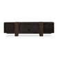 Fisher Media Console - Smoked Black Veneer
