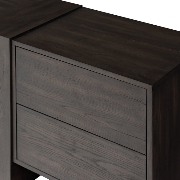 Fisher Media Console - Smoked Black Veneer