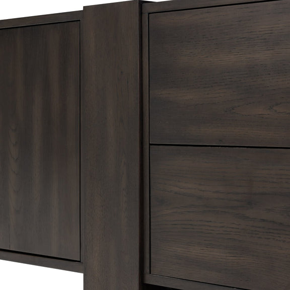 Fisher Media Console - Smoked Black Veneer