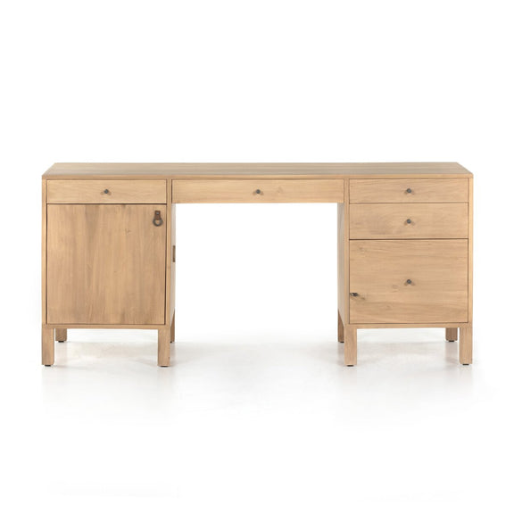 Isador Executive Desk - Dry Wash Poplar