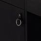 Isador Executive Desk - Black Wash Poplar