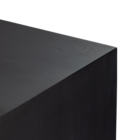 Isador Executive Desk - Black Wash Poplar